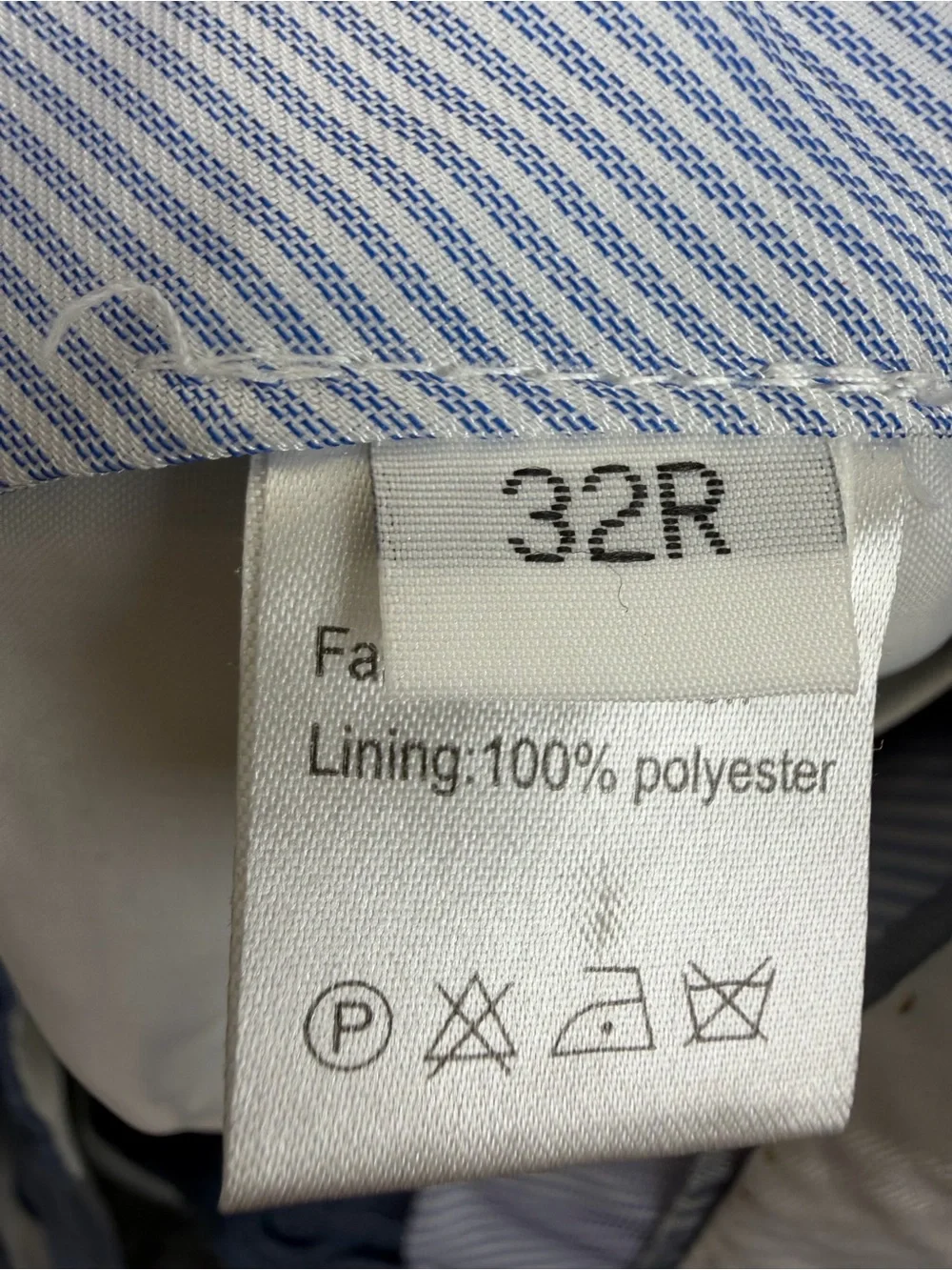 Light Blue Wide Leg Linen Blend Pants